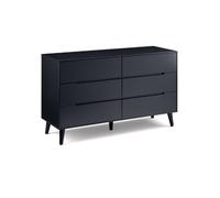 Oakham Premium Elara 6 Drawer Wide Chest - Anthracite