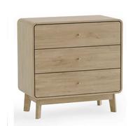 Oakham Premium Freya 3 Drawer Chest - Beige