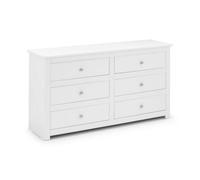 Oakham Premium Hawthorne 6 Drawer Chest - Surf White