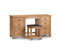 Oakham Premium Kingsley Twin Pedestal Dressing Table