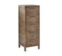 Oakham Premium Legacy 5 Drawer Tallboy - Cashew