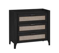 Oakham Premium Pacifica 3 Drawer Chest - Black