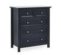 Oakham Premium Solace 3 + 2 Drawer Chest - Anthracite