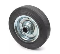 OAKHIVE Replacement Jockey Heavy Duty Trailer Jockey Wheel 8" 200mm Heavy Duty Steel Wheel & Solid Rubber Tyre