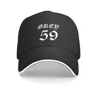 OAKITA Baseball Cap Grey 59 Merch Greyfivenine Logo Baseball Cap New in The Hat Mountaineering Hats Woman Men's