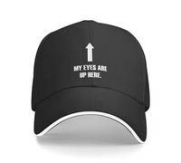OAKITA Baseball Cap My Eyes are up here! Essential Baseball Cap Sun Hat Hats Baseball Cap Hat Luxury Girl's Hats Men's
