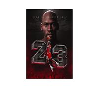 OakiTa Michael Jordan Basketball Player Poster (5) Canvas Poster Wall Art Decor Print Picture Paintings for Living Room Bedroom Decoration Unframe-style 12x18inch(30x45cm)