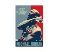 OakiTa Michael Jordan Cheering Poster Basketball Star Poster Canvas Poster Wall Art Decor Print Picture Paintings for Living Room Bedroom Decoration Unframe-style 12x18inch(30x45cm)