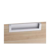 OAKJncjL Drawer Handle, Aluminum Alloy Modern Cabinet Drawer Groove Push-Pull Embedded Invisible Punch Hole Installation(Wei,M)