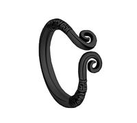 OAKKY Men's Stainless Steel Vintage Sun Wukong Monkey King Golden Hoop Amulet Open Warp Ring, Metal, metal