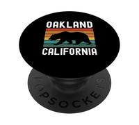Oakland California 510 OAK Bay Area East Bay Retro Berkeley PopSockets Adhesive PopGrip