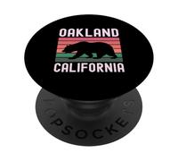 Oakland California 510 OAK Bay Area East Bay Retro Berkeley PopSockets Adhesive PopGrip