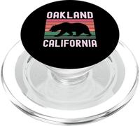 Oakland California 510 OAK Bay Area East Bay Retro Berkeley PopSockets PopGrip for MagSafe