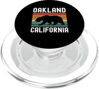 Oakland California 510 OAK Bay Area East Bay Retro Berkeley PopSockets PopGrip for MagSafe