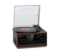 Oakland DAB retro stereo system DAB+/FM BT function vinyl CD cassette