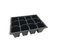 Oakland Gardens 12 Cells Multi Cell Tray Bedding Pack Plug Plant Half Size Seed Trays Inserts With Holes Pack of 2