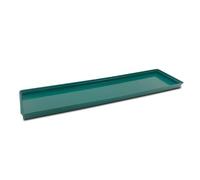 Oakland Gardens 69cm Large Windowsill Watering Tray Pack of 8- Durable Plastic Plant Pot Drip Trays & Saucers - Recycled Gravel Trays for Indoor & Outdoor Gardening & Seed Propagation