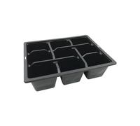 Oakland Gardens 9 Cells Multi Cell Tray Bedding Pack Plug Plant Half Size Seed Trays Inserts With Holes Pack of 40