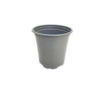 Oakland Gardens 9cm Plant Pots Grey Plastic Tall Deep Full Size Flower Pot 3.5" Seedling Pot - Pack of 90