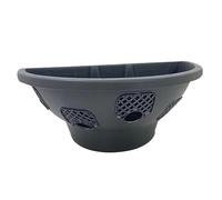 Oakland Gardens EasyFill Wall Basket 50cm (20") - Heavy Duty Hanging Planter for Flowers, Herbs, Strawberries - Balcony, Patio, Indoor/Outdoor Use Pack of 2