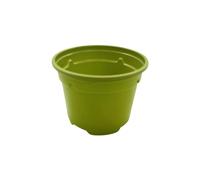 Oakland Gardens Multi Coloured Pot Plastic Plant Pots Nursery, Light Green 9cm | Pack of 30