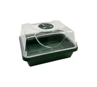 Oakland Gardens Small Seed Propagator with Shatterproof Lid - Adjustable Ventilation, UV-Stable, Durable Plastic | Ideal for Seed Germination & Plant Growth | 21x17.5x11.5cm |Pack of 1