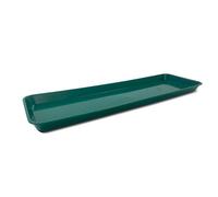 Oakland Gardens Small Windowsill Watering Trays 48cm Pack of 3 - Durable Plastic Plant Pot Saucers & Drip Trays - Rectangular Gravel Trays for Indoor & Outdoor Gardening & Seed Propagation