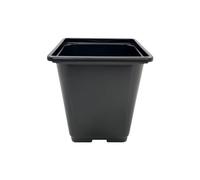 Oakland Gardens Square Plant Pots 7cm 9cm 11cm 1 2 3 5 Litre Plastic Flower Hydroponic Pot (6 x 5 Litre Square Pots)