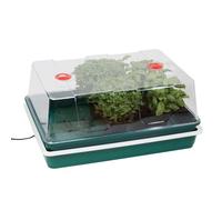 Oakland Gardens XL High Dome Electric Propagator - 24W Heated Seed Starter Tray with Extra-High Dome and Adjustable Vents