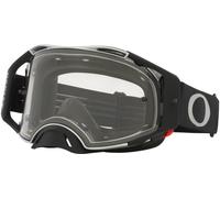 Oakley Airbrake Clear Motocross Goggles, black/grey, One size
