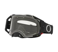 Oakley Airbrake Clear Motocross Goggles, black-grey for Men