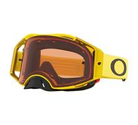Oakley Airbrake MX Moto Adult Off-Road Motorcycle Goggles - Yellow/Prizm MX Bronze/One Size