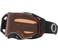 Oakley Airbrake MX Tuff Blocks Black Gunmetal Goggles Prizm Bronze Lens