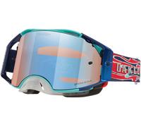 Oakley Airbrake MX Troy Lee Designs Goggles Prizm Sapphire Lens Blue