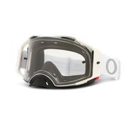 Oakley Airbrake Tuff Blocks Roll Off MX Goggles Clear White White
