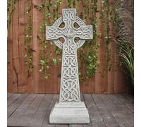 Oakley Amazingly Detailed Large Celtic Cross Garden Ornament