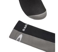 Oakley Apparel Icon Road Half Long Socks UK 5.5-7.5 Black / Grey