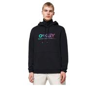 Oakley Men's Rider Long 2.0 Hoodie, Black/White, XXL