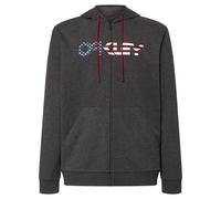 Oakley Apparel Teddy Hoddie Full Zip Sweatshirt Grey L Men
