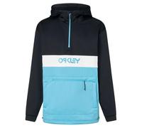 Oakley Men's Tnp Nose Grab Softshell Hoodie - Color: Black/blue Size: L