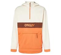Oakley Men's Tnp Nose Grab Softshell Hoodie - Color: White/orange Size: M