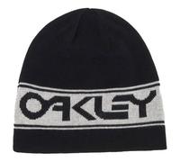 Oakley Men's Thermonuclear Protection Reversible Beanie Hat, Blackout/White, One Size