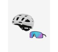 Oakley ARO3 Endurance MIPS Helmet + Oakley Sutro Small Matte Navy Glasses with Prizm Sapphire Lenses - S