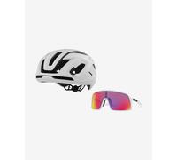 Oakley ARO5 Race MIPS EU Helmet + Oakley Sutro Small Matte Glasses with Prizm Road Lenses - S