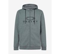 Oakley Bark 2.0 Full Zip Hoodie Grey Black Logo - XL