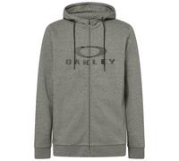 Oakley Bark 2.0 Full Zip Up Hoodie New Athletic Grey Adult Casual Mens Unisex