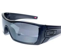 Oakley BATWOLF Matte Blackout w POLARIZED Black Iridium lens Sunglass 9101-35