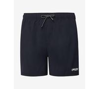 Oakley Beach Volley 16" Swim Shorts Dark Blue White Logo - M