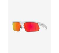 Oakley BiSphaera Polished White glasses with Prizm Ruby lenses
