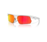 Oakley Bisphaera Sunglasses - Polished White with Prizm Ruby Lens for Optimal Vision